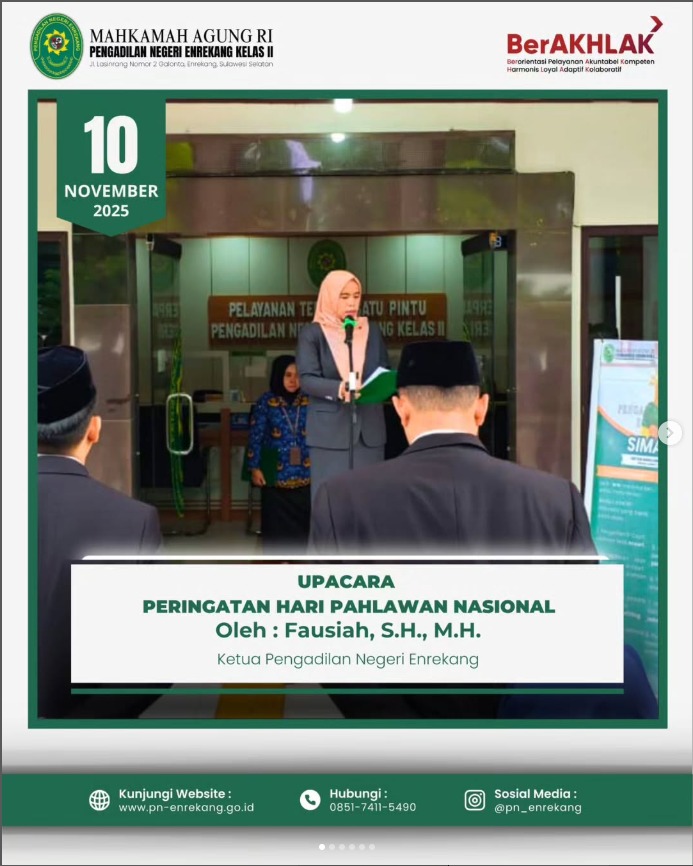 10 NOVEMBER UPACARA HARI PAHLAWAN