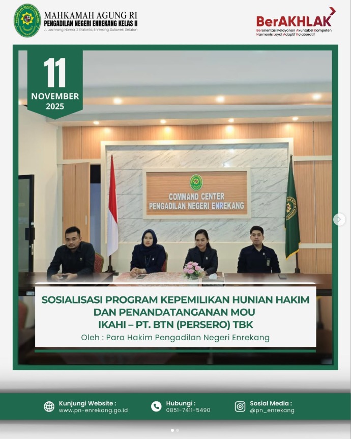 11 NOVEMBER SOSIALISASI PROGRAM KEPEMILIKAN HUNIAN